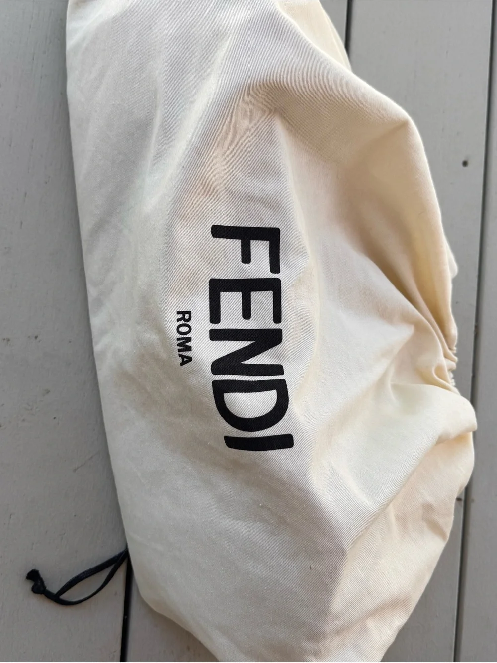 Fendi Brown and Black Striped Hobo Bag - Picture 12 of 15